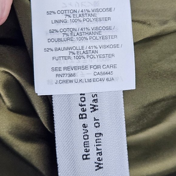 J. Crew Olive Green Sleeveless Dress - Picture 5 of 11